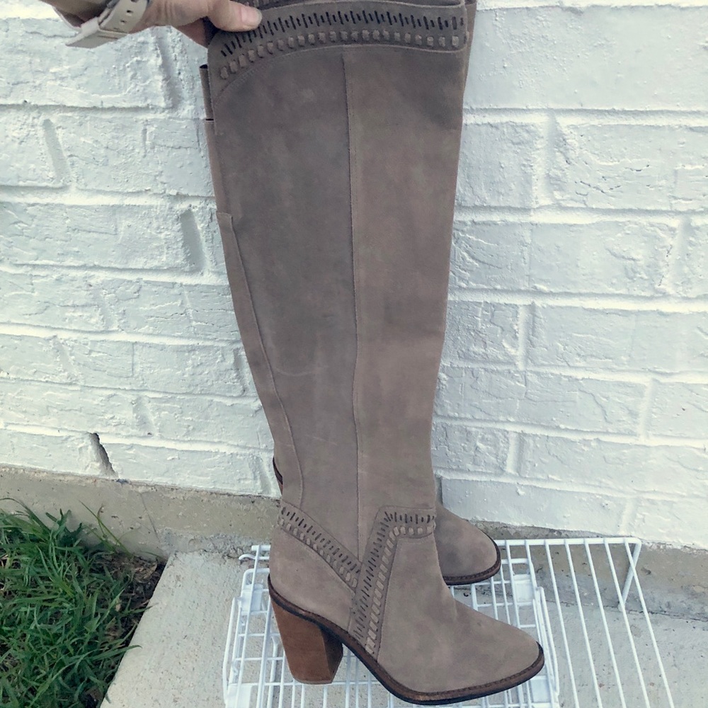 New Gianni bini suede over the knee boots